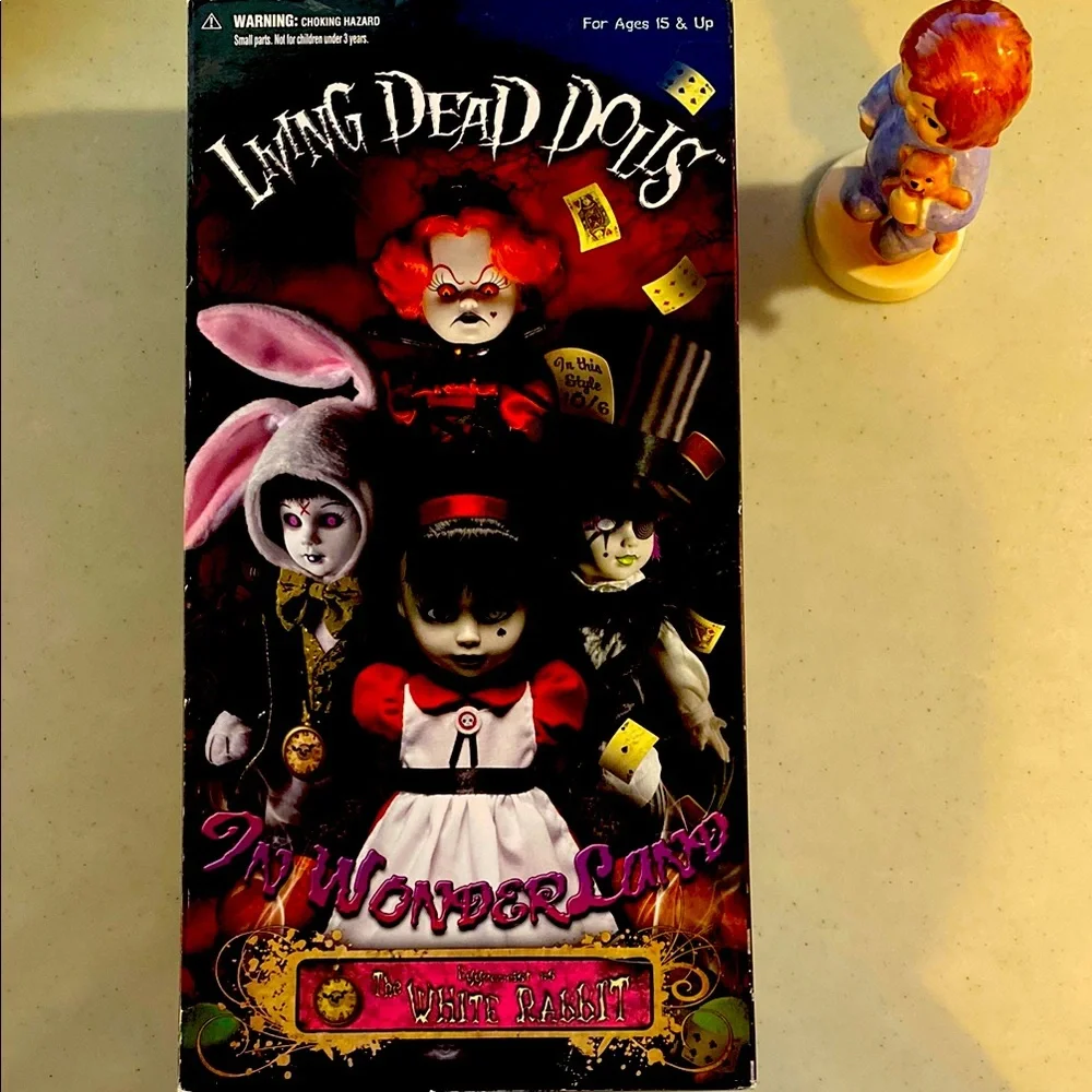 Living Dead Dolls In Wonderland Eggzorcist as The White Rabbit